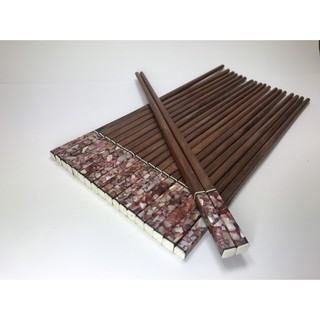 Bộ 10 đôi đũa ăn Gỗ Cẩm Lai - chống cong vênh- chống nấm môc