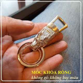 Móc khóa rồng siêu cao cấp màu vàng