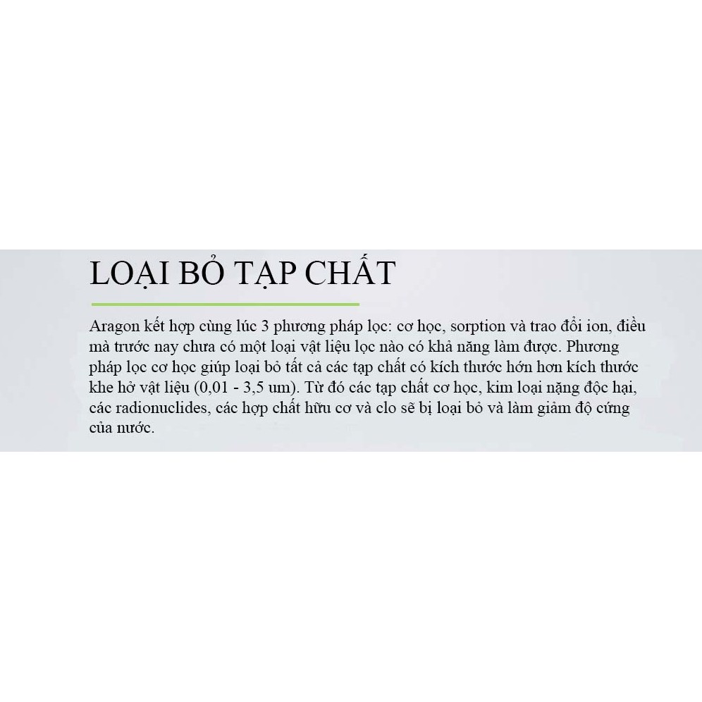 Lõi Lọc Nước aragon số 3-Nhập khẩu chính hãng | BigBuy360 - bigbuy360.vn
