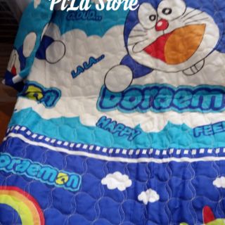 Chăn Mền Cotton PoLy Họa Tiết Doremon