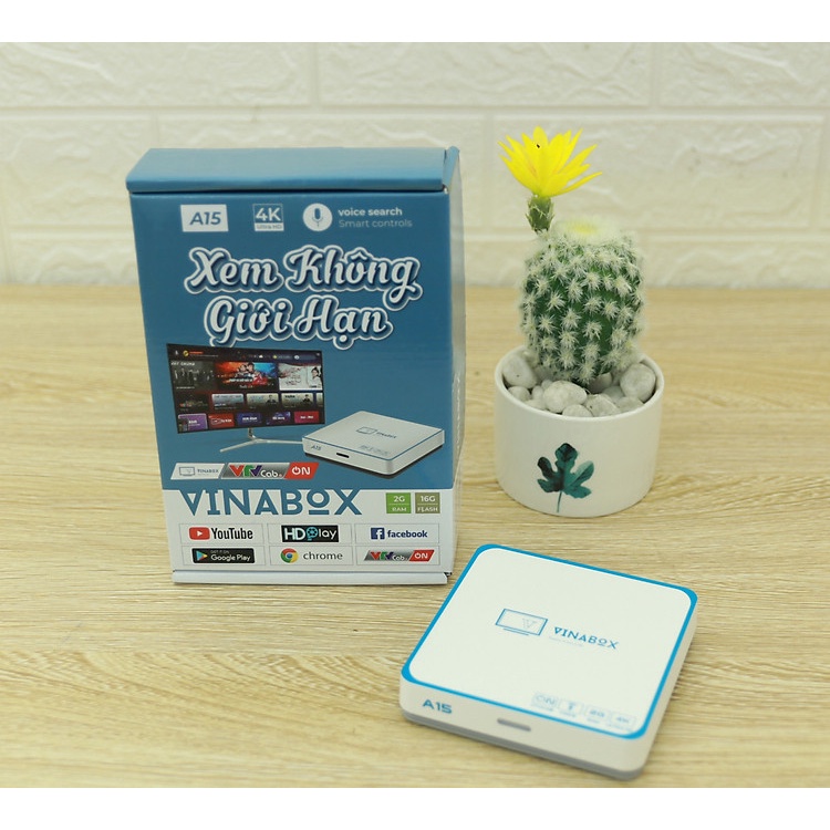 Android TV Box Vinabox A15, xem truyền hình bản quyền miễn phí, hệ điều hành Android TV
