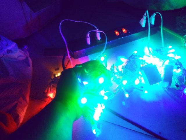 Bộ Led chớp Đủ Màu hơn 5 mét 50 bóng siêu sáng tốt