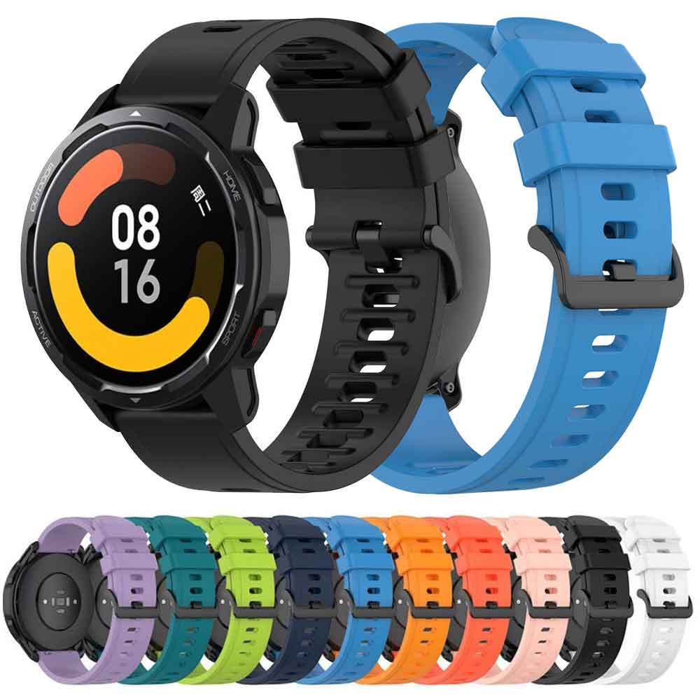 Dây Đeo Silicone Cho Đồng Hồ Thông Minh Xiaomi MI Watch S1 Active 22mm Và 2 Dây Đeo