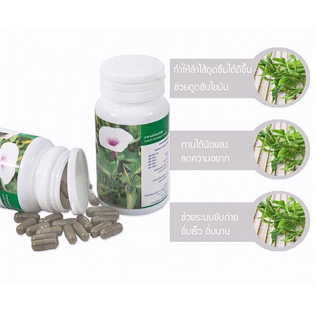 Viên uống khử mỡ giảm cân Rau Muống hộp 100 viên Thái Lan