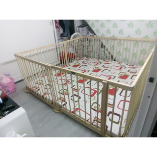 Cũi 3D tạo khu vực chơi cho bé (8 cánh)