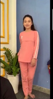 Bộ bầu kết hợp mặc sau sinh