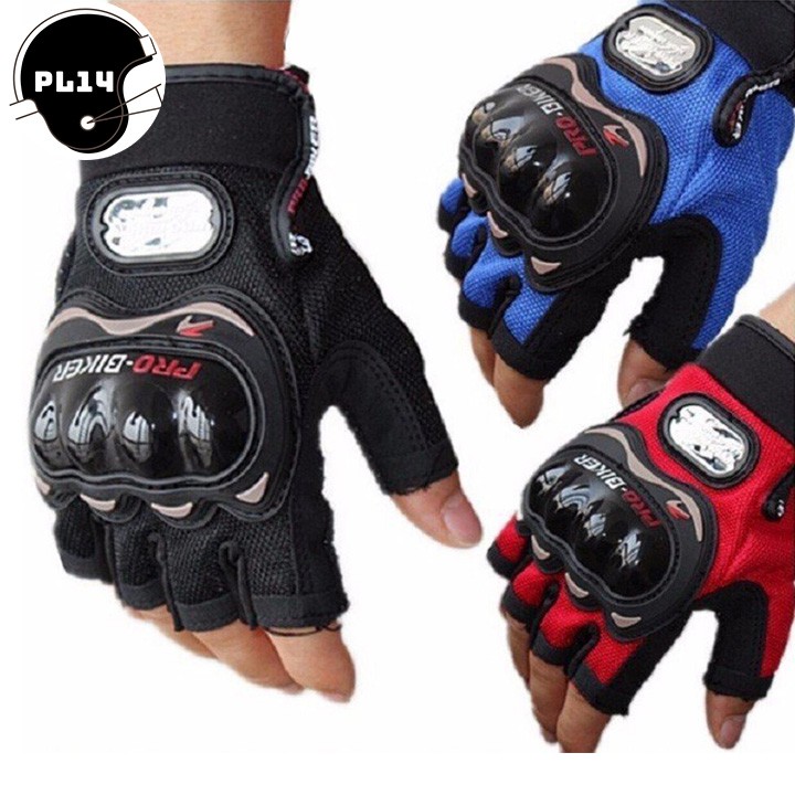 Găng Tay Pro-Biker Ngắn Ngón Cao Cấp