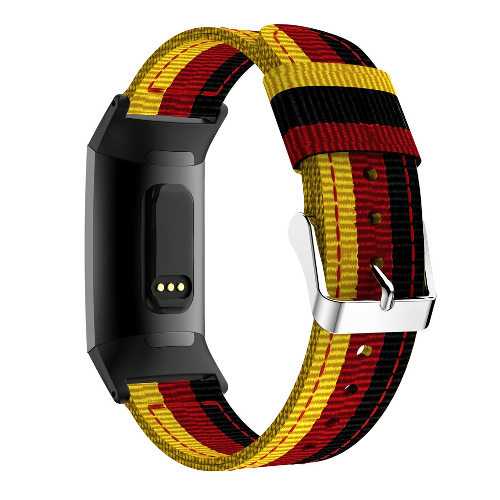 Dây Đồng Hồ Thay Thế Bằng Vải Dù Cho Fitbit Charge 3