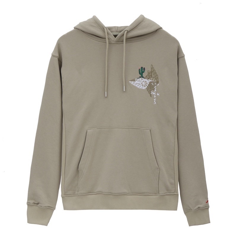 Áo Hoodie Nam Nữ Phối Nhung In Họa Tiết Air Jordan X Travis Scott Bản Đẹp