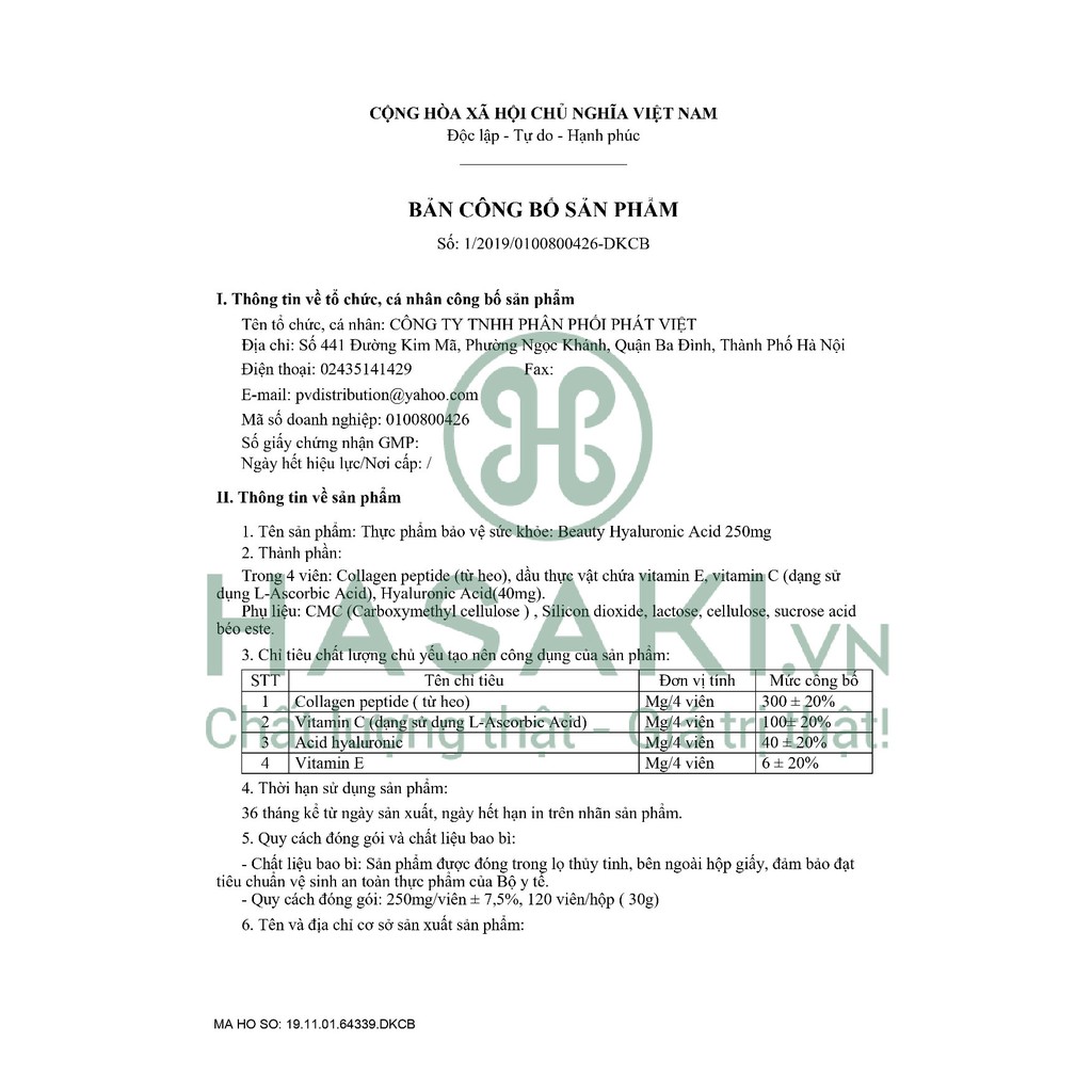 Viên Uống Bổ Sung Hyaluronic Acid Naris ITOH Hyaluronic Acid Collagen 120 Viên