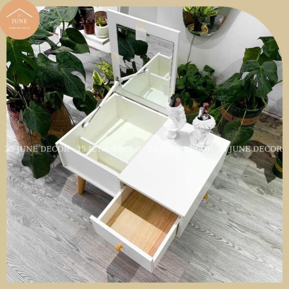 🌟MIỄN SHIP🌟 Bàn Trang Điểm Ngồi Bệt, Bàn Phấn Có Gương Gỗ MDF + Cao Cấp Chịu Lực Cao - KASSICE | BigBuy360 - bigbuy360.vn