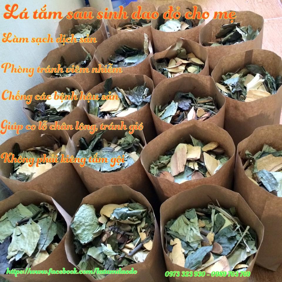 Lá Tắm Sau Sinh - Dân Tộc Dao Đỏ (tặng muối hồng Himalaya) | BigBuy360 - bigbuy360.vn