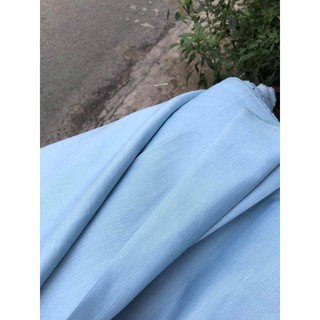 Vải linen ướt sky blue