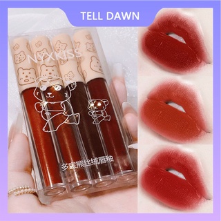 Bộ 4 Son Môi Dạng Kem Lì Hỗ Trợ Dưỡng Ẩm Lâu Trôi Trang Điểm Chuyên Nghiệp0