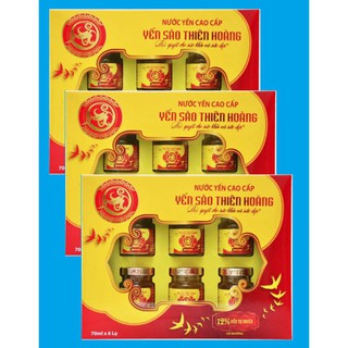 3 Hộp Yến Sào Thiên Hoàng 12% DATE 2025