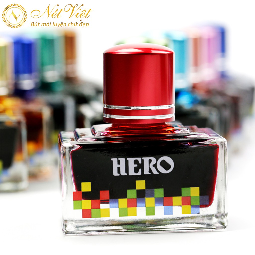 Mực bút máy Hero 40ml cao cấp chuyên dùng Luyện chữ đẹp