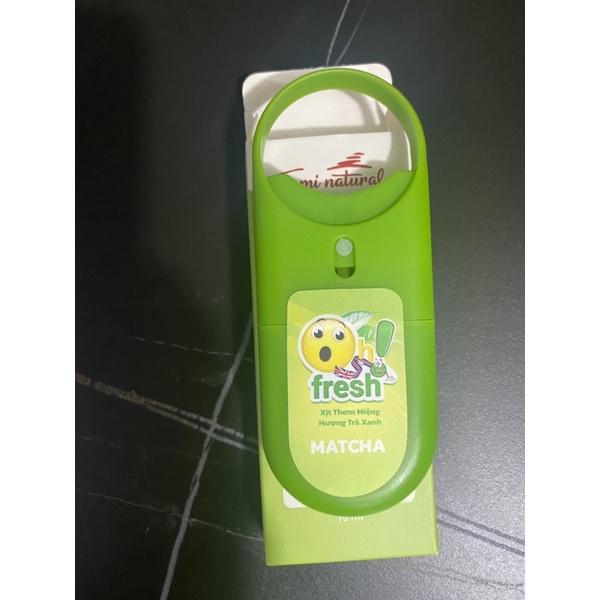 Xịt thơm miệng Oh!Fesh tinh chất Trà Xanh - Bạc Hà 10ml