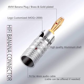 Jack rắc loa amply bắp chuối siêu hot(1 cặp) có tặng gen co