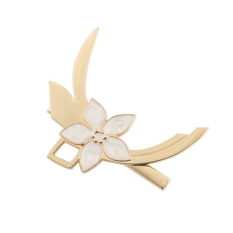 Khuyên Kẹp Tai Kim Loại Mặt Hình Thoi Game Genshin Impact