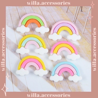 charm làm phụ kiện cầu vồng nhựa thủ công keo kem ốp lưng điện thoại di động Chất liệu epoxy