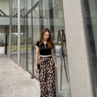 quần lụa thái ống rộng