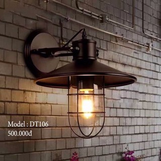 Đèn trang trí tường ban công, đèn tường quán cafe