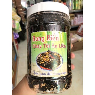 HỦ 150gr RONG BIỂN KHÔ CHÁY TỎI THƠM NGON