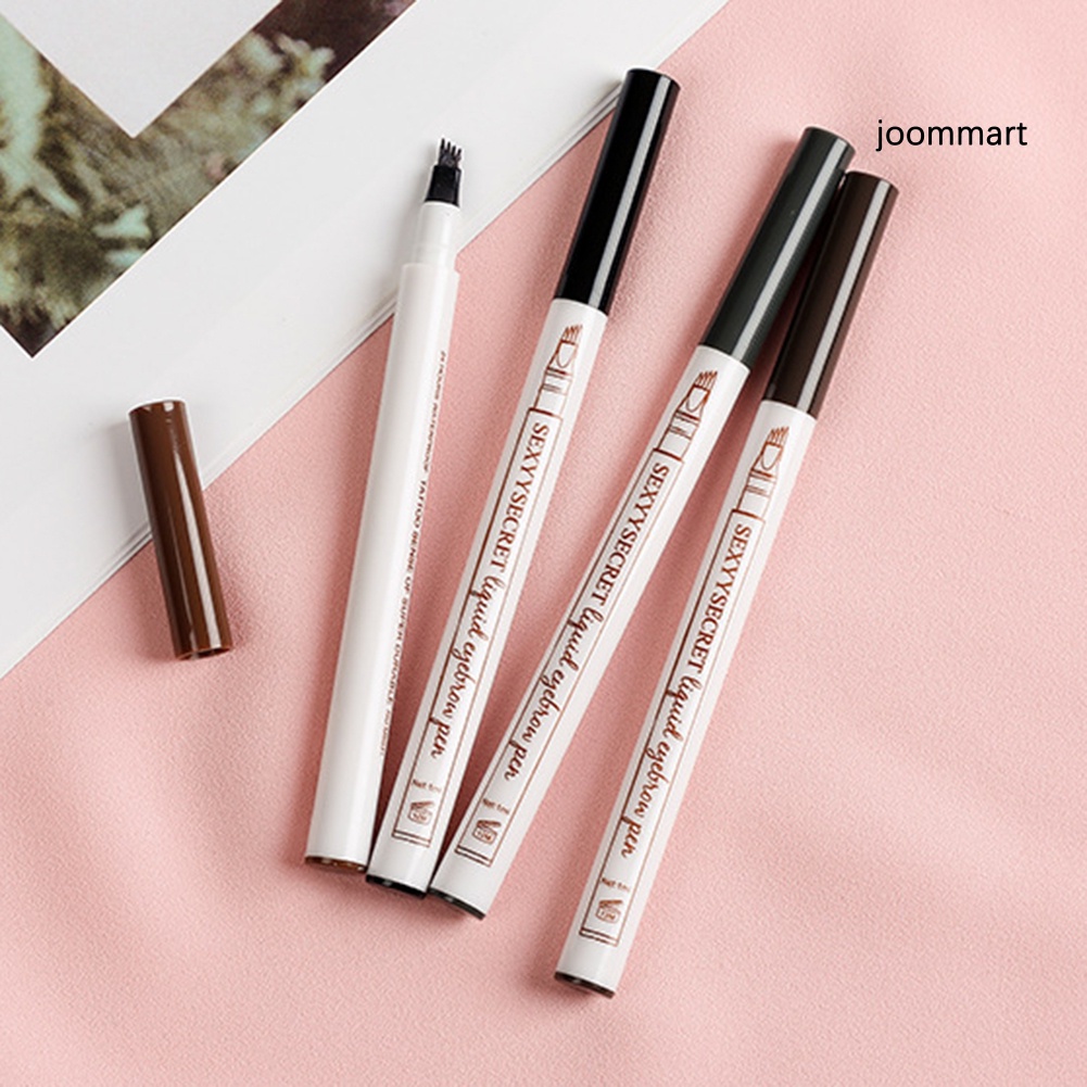 (Hàng Mới Về) Bút Kẻ Lông Mày Dạng Phẩy Sợi Thiết Kế Đầu Bút Phân Thành 4 Nhánh Tiện Dụng | BigBuy360 - bigbuy360.vn