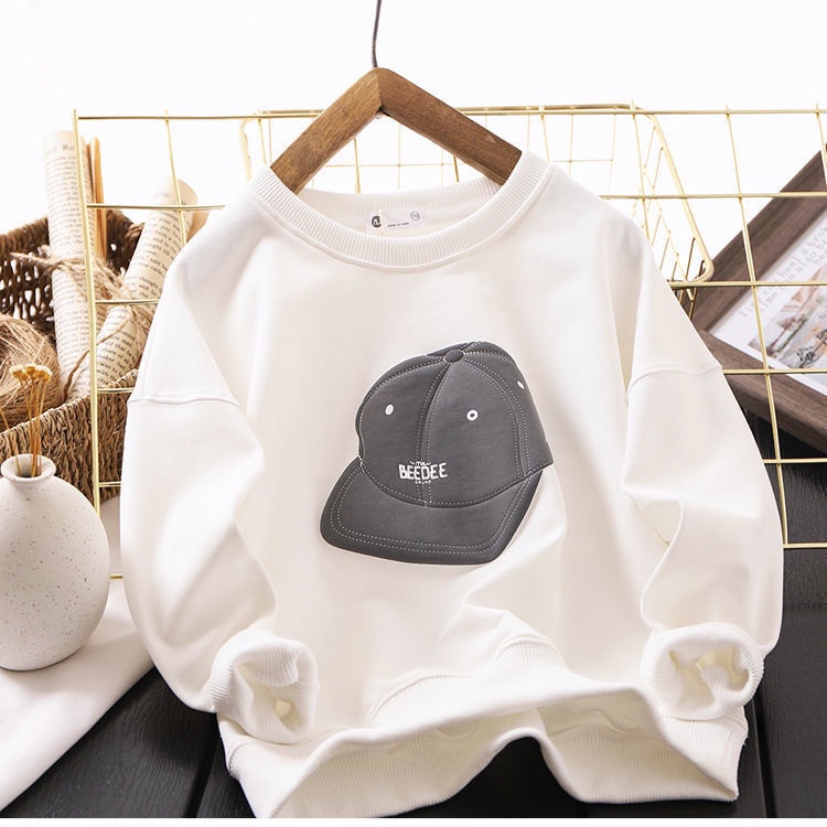 Áo thun tay dài phong cách Hàn Quốc thời trang mùa thu cho bé trai