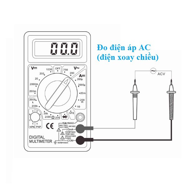 Đồng hồ VOM điện tử DT-830