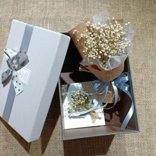 [SALE SỐC HỘP HOA KHÔ] Set hộp hoa baby khô vintage