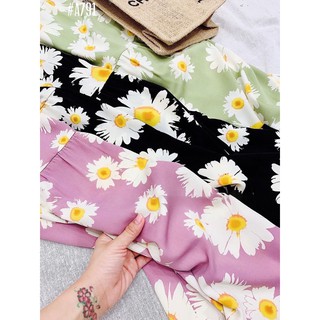 Đầm maxi suông hoa cúc chất đẹp