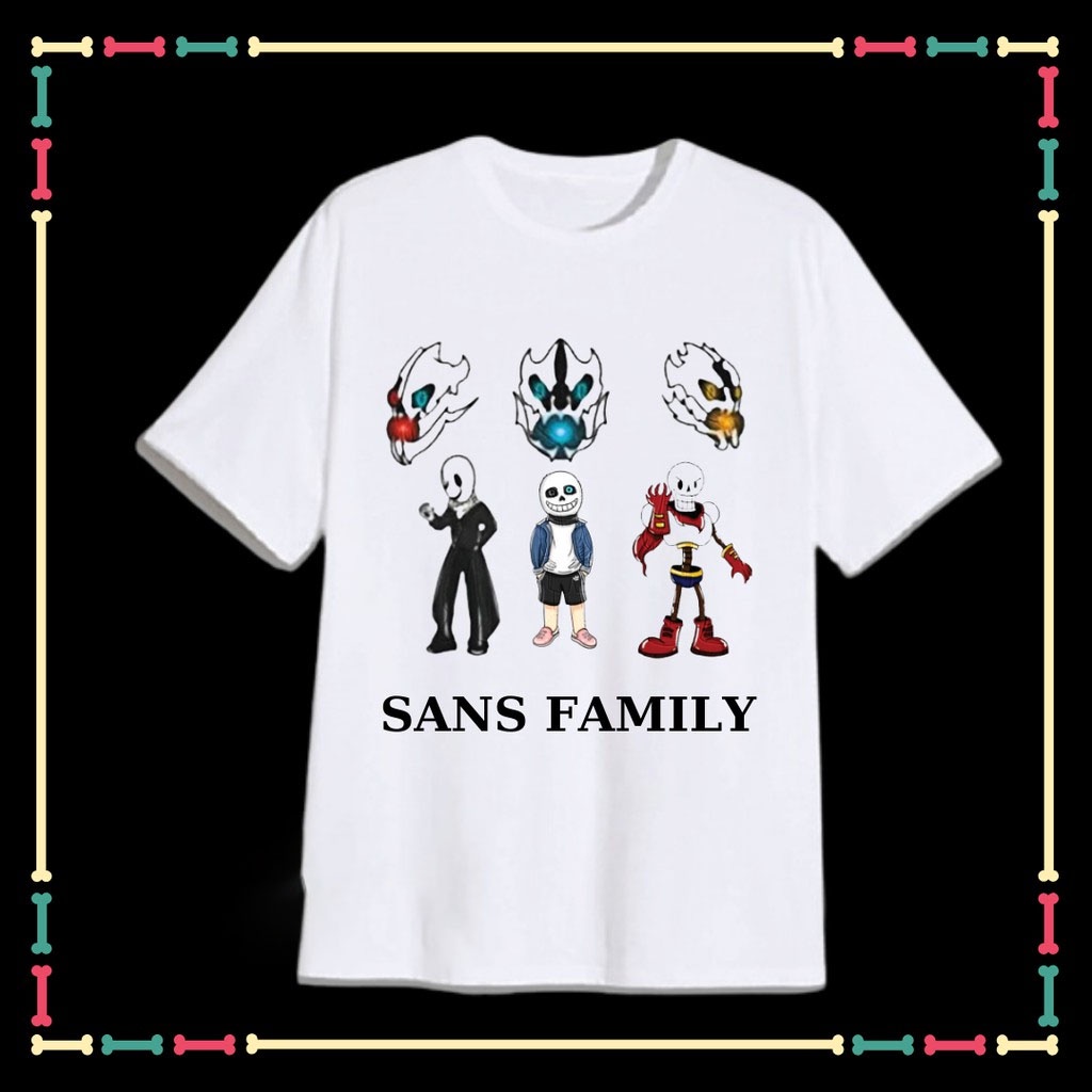 BST Áo thun in hình gangster sans Undertale cực ngầu nhiều mẫu HOT