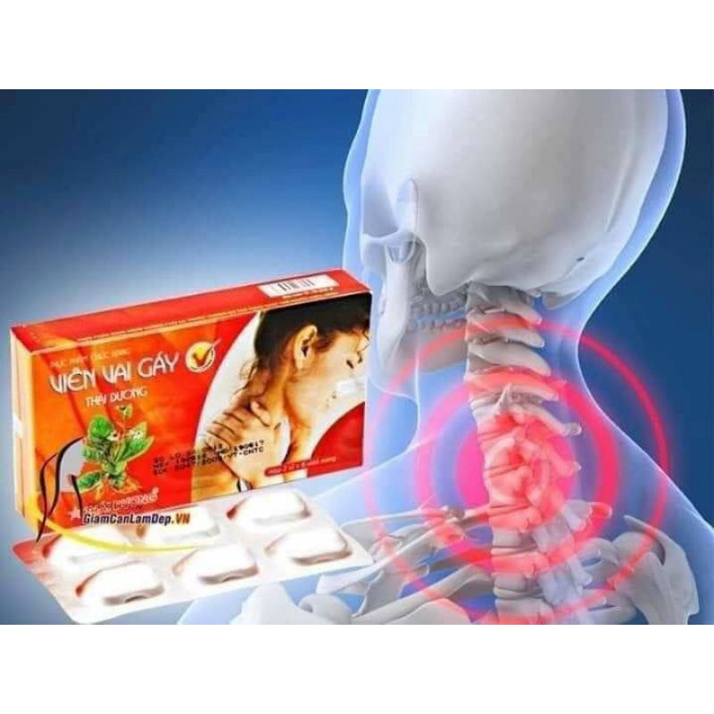 Viên Vai Gáy Thái Dương Hỗ trợ Giảm Đau Nhức Mỏi  Vai Gáy hộp 2vi x 15 viên