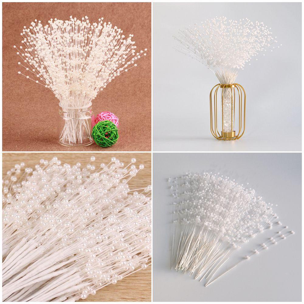 Bó Hoa Trắng DIY Trang Trí Bánh Kem Tráng Miệng