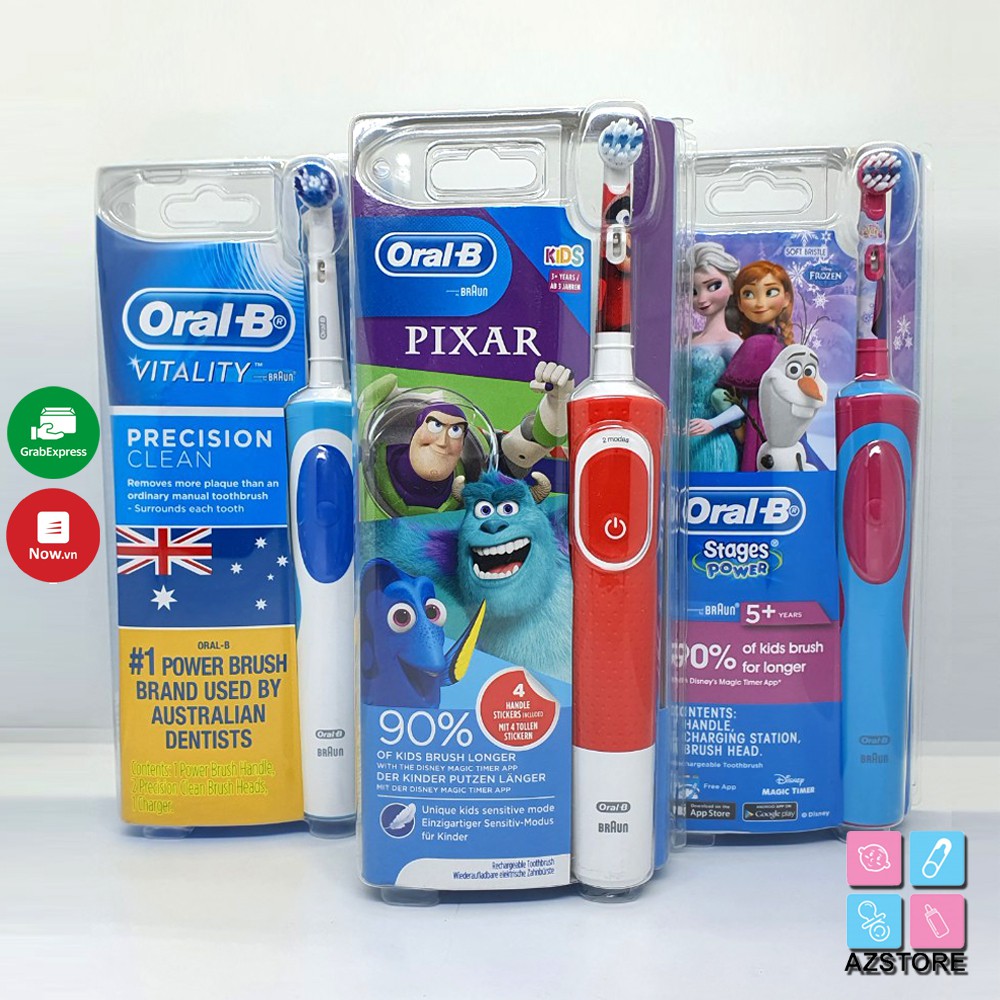 Bàn chải điện Oral B - BRAUN cho bé và người lớn