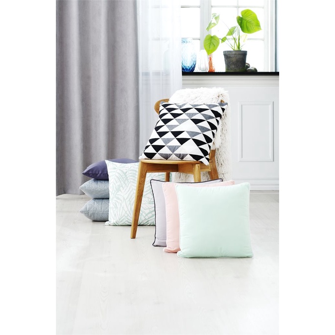 Gối trang trí | JYSK Lotus | giả lông ghi | R50xD50cm