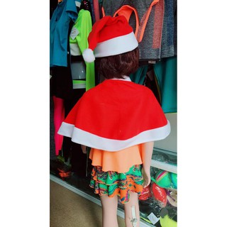 Áo noel cho bé ( áo Choàng + Mũ )
