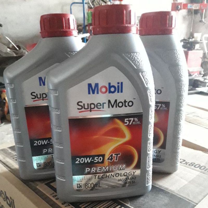Dầu nhớt xe số Mobil Super Moto 20w50 nhập khẩu