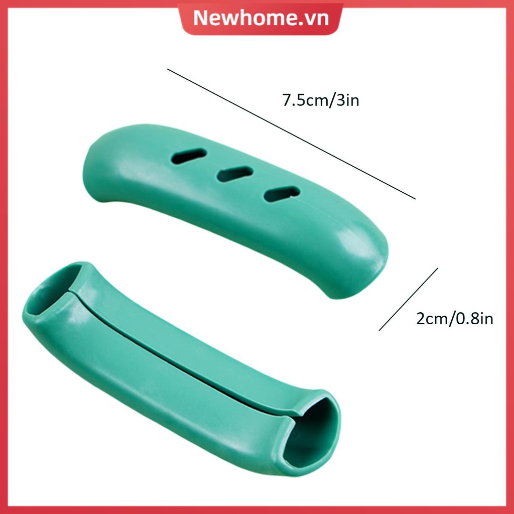 2 Vỏ Bọc Tay Cầm Nắp Nồi Bằng Silicone Chống Bỏng Chống Trượt Tkc3370