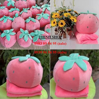 mền trong gối trái dâu tây - mền trong gối