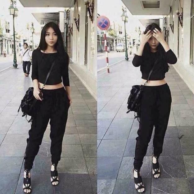 Quần jogger len tăm cho nữ - hàng loại 1