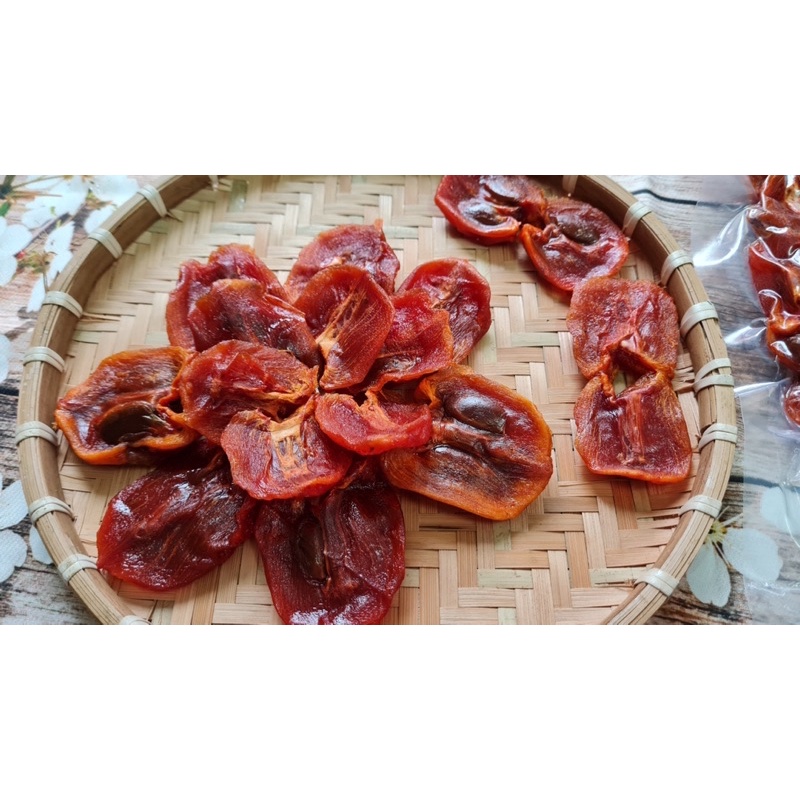 500g hồng sấy chẻ Đà Lạt-ảnh thật