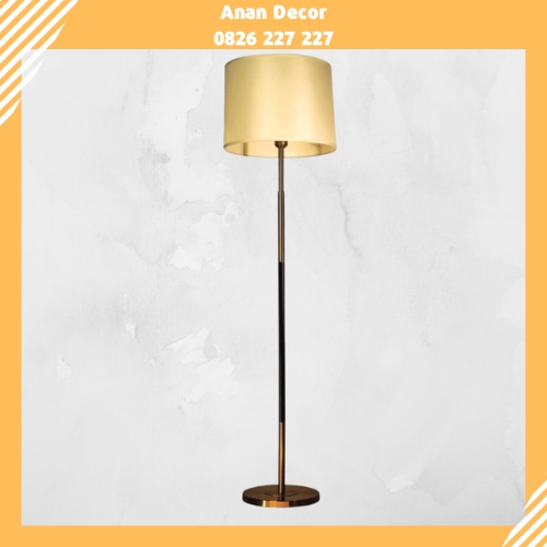 Đèn cây đứng chao vải trang trí kiểu dáng hiện đại chưa bao gồm bóng đèn ĐB-6074C