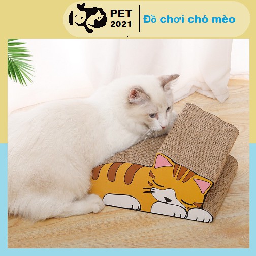 Bàn Cào Móng Hình Con Mèo - Bàn Cào Móng Cho Mèo ( Kèm Catnip)