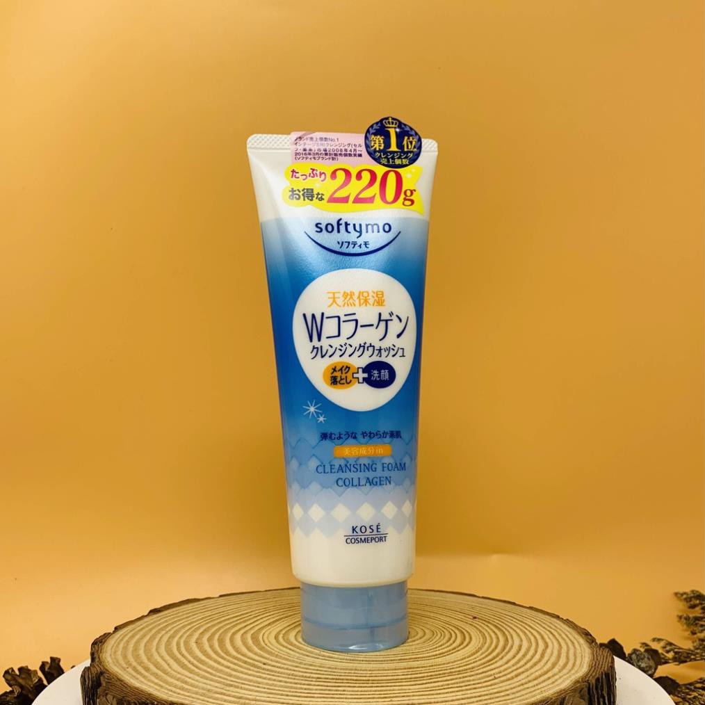Sữa rửa mặt KOSE Softymo sữa rửa mặt Collagen White Hyaluronic Acid 220g Kamino Shop | BigBuy360 - bigbuy360.vn