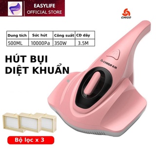 Máy hút bụi giường nệm sofa diệt khuẩn bằng tia UV lọc sạch bụi mịn tặng 3 bộ lọc