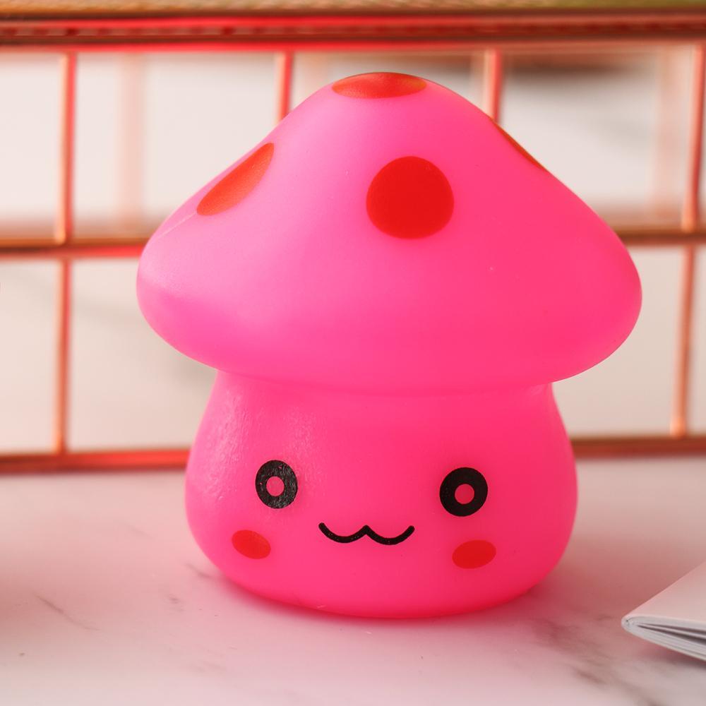 LAKAMIER Đèn Ngủ Hình Cây Nấm Mini Nhiều Màu Sắc Dễ Thương