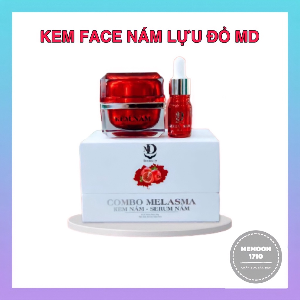 Kem Face Nám Lựu Đỏ MD