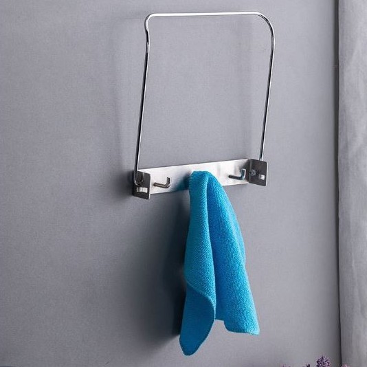 Kệ đa năng để thau chậu rổ,khăn Inox304 Nanichino dán tường phòng tắm nhà bếp